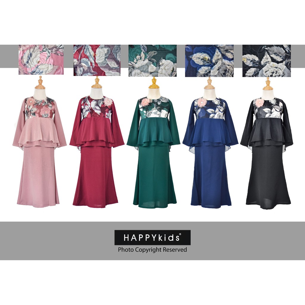  Baju  Peplum  Budak  Raya 2022 Shopee Malaysia