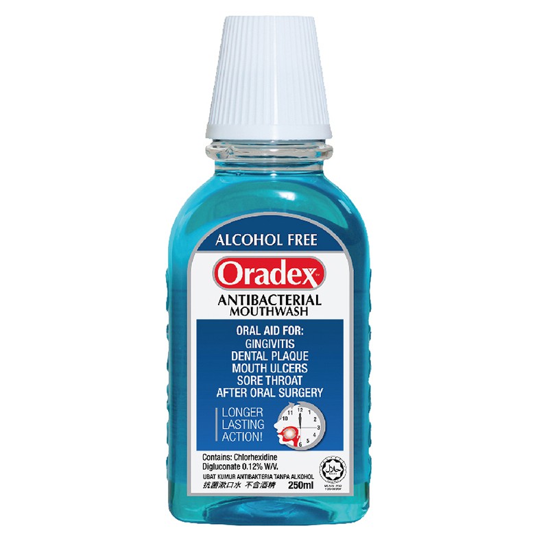 Oradex 250ML Covid19 Corona Ubat Kumur Antibacterial Mouthwash Mouth