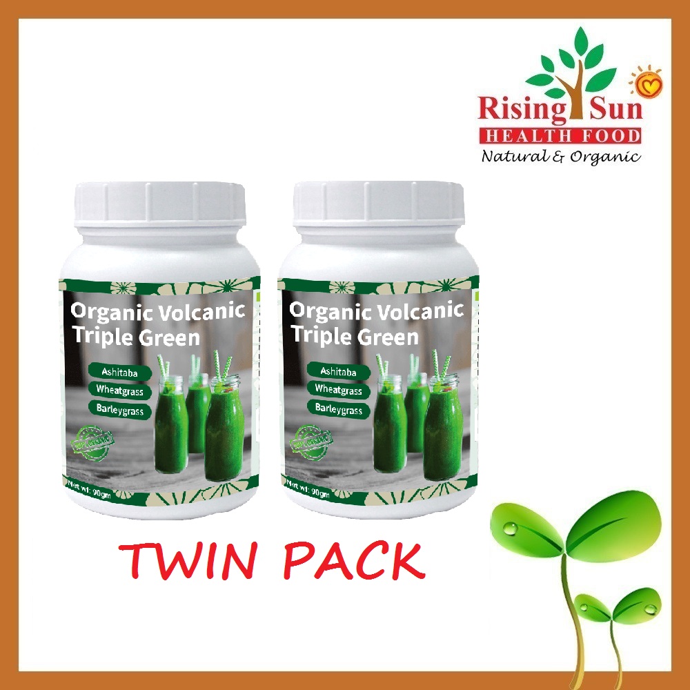 Dynamic Nutrition Organic Volcanic Triple Green 90g X3 Twin Pack Shopee Malaysia