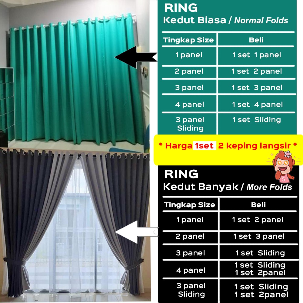 Kain Langsir Kening Langsir Terbaru Rumah Central