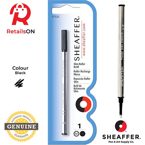 Sheaffer Refill Slim Rollerball Black / Slim Roller Ball Pen Refill