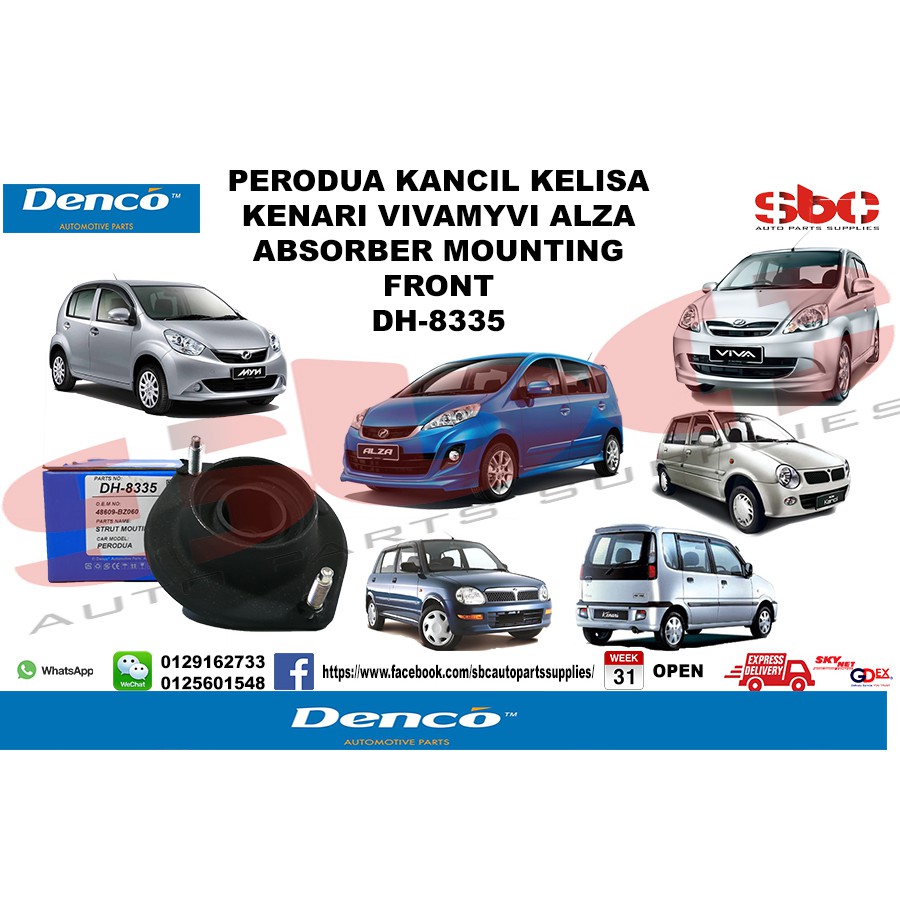 Perodua Kancil Kelisa Kenari Viva Myvi Alza Front Absorber Mounting Shopee Malaysia