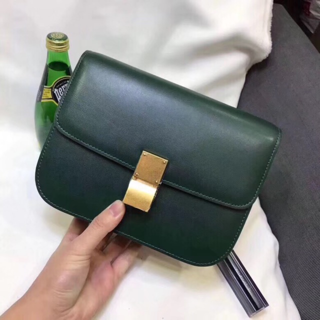 celine box bag leather type