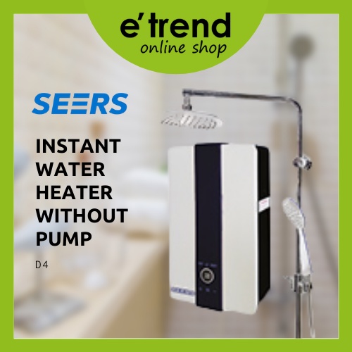 ETREND SEERS Instant Water Heater Without Water Pump Heater Bathroom Shower Mandi Home Heater Shower Tandas