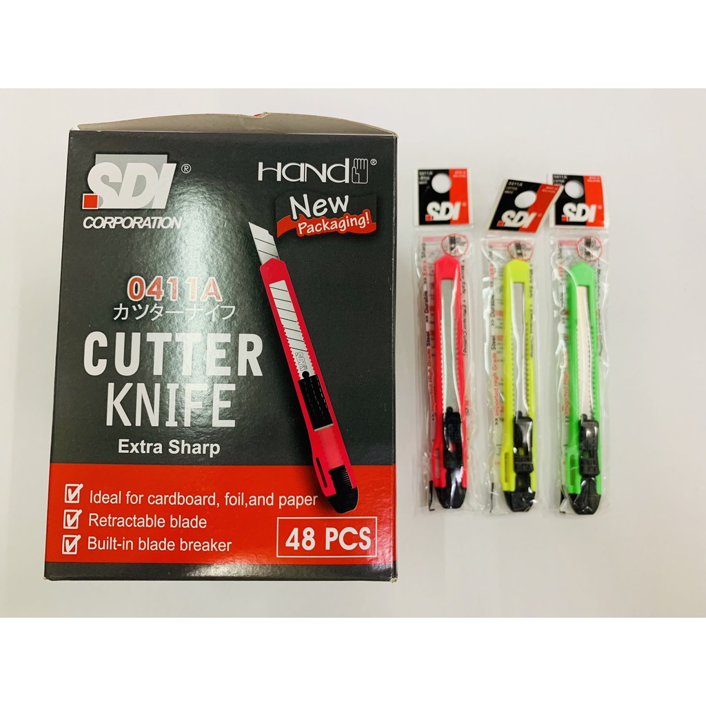 *100 ORIGINAL*SDI SMALL CUTTER KNIFE 0411A Shopee Malaysia