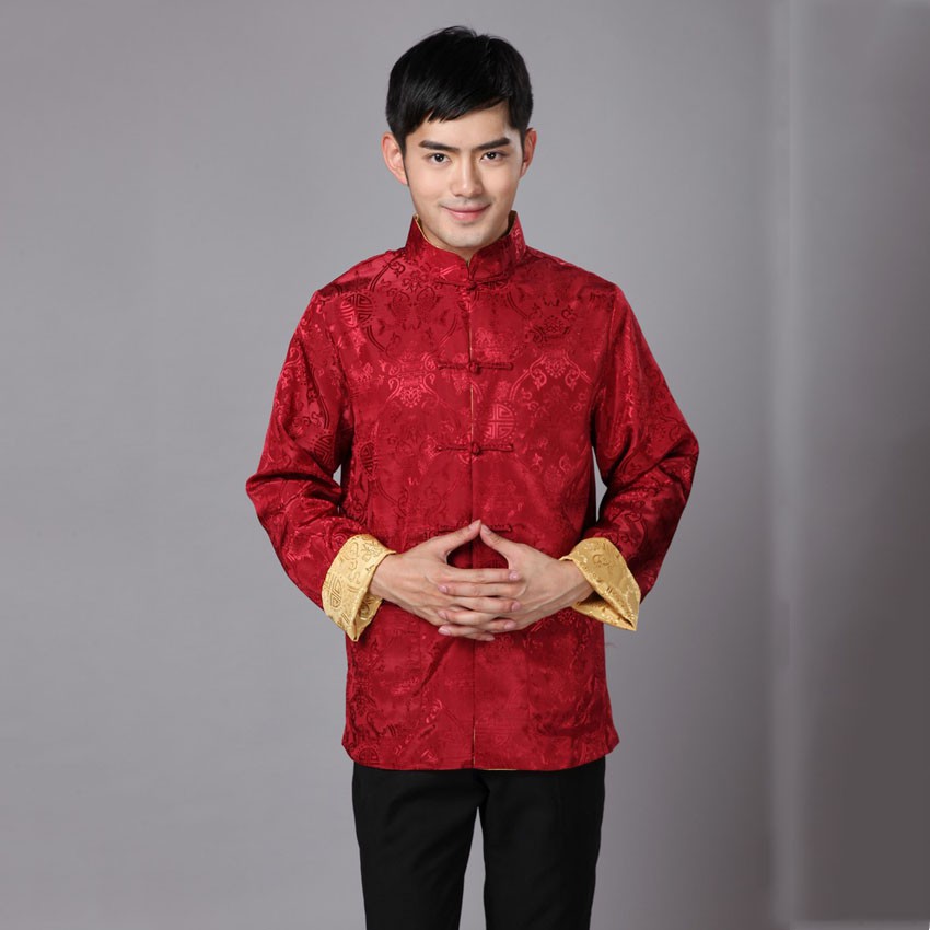 traditional chinese men's wedding clothes