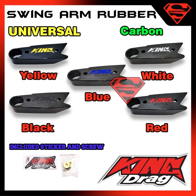 SWING ARM RUBBER GETAH / PLASTIK KINGDRAG KING DRAG ORIGINAL UNIVERSAL