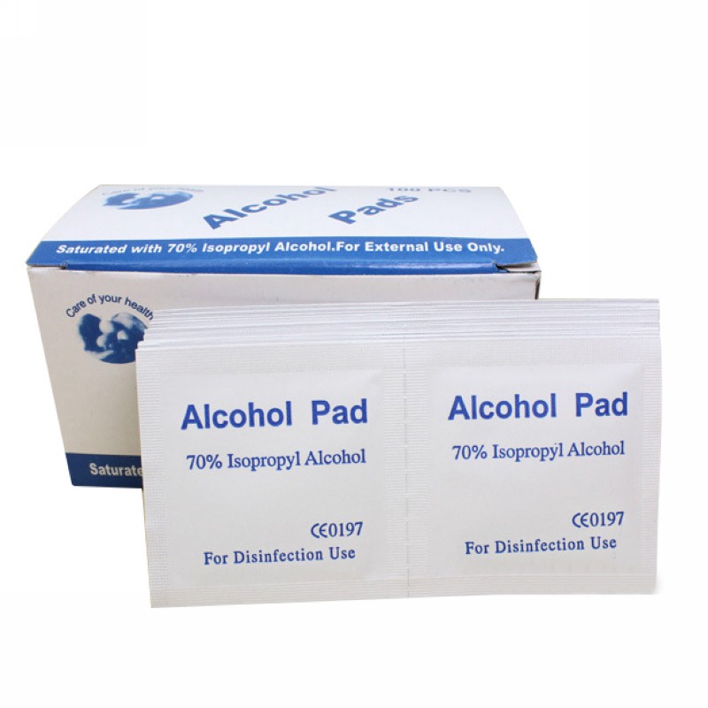 individual alcohol wipes