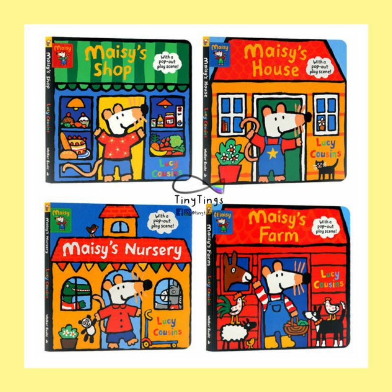 Maisy Interactive Pop up play scene board Book