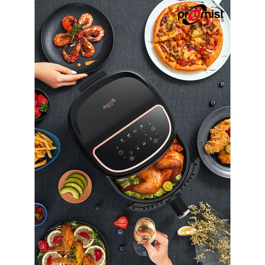 [READY STOCK] Deerma KZ100 Air Fryer Home Intelligent Oil Free Large Capacity Automatic