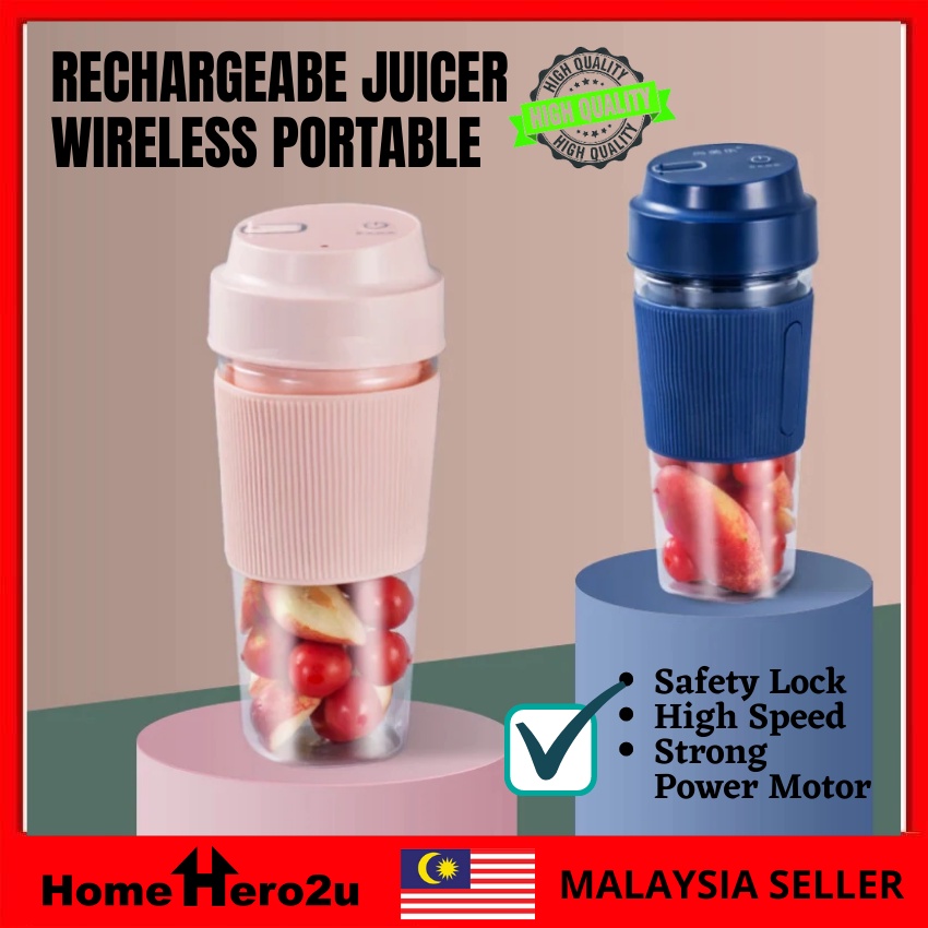 Mini Juice 3000mAH Cup Handheld Juicer Cup Portable Blenders USB Rechargeable Smoothie Shakes Maker 300ML 果汁杯 TJ-008