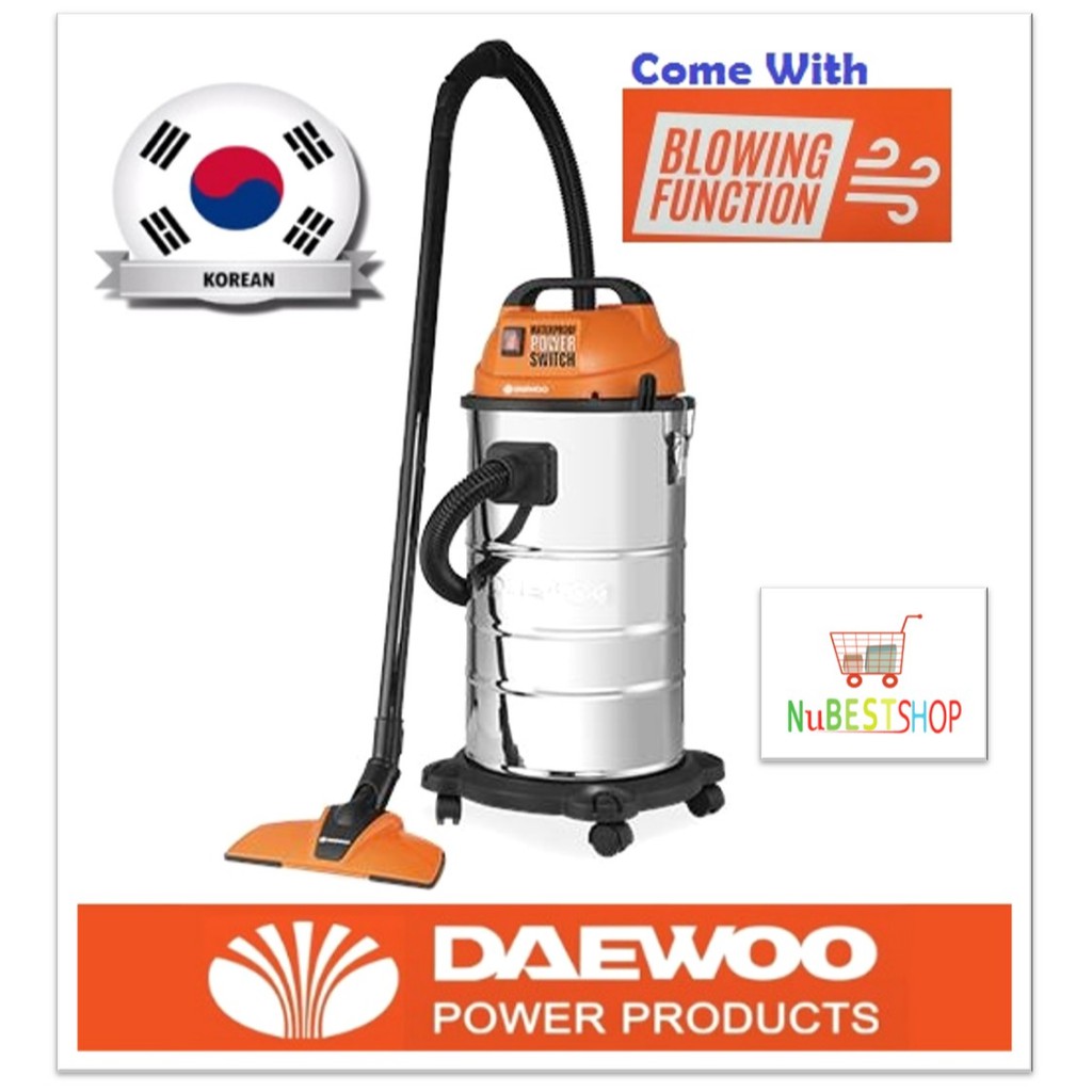 Daewoo DAVCW9030L Wet & Dry 30L Vacuum Cleaner With Blower Function