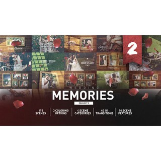 Videohive Wedding Gold Slideshow Shopee Malaysia