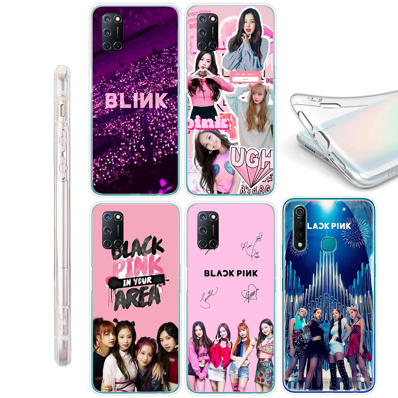 BlackPink Soft Cover Casing VIVO Y11 Y12 Y15 Y17 Y53 Y71 Y91C Y91 Y93