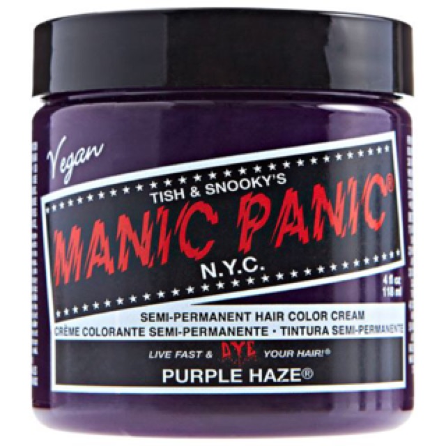 Manic Panic Semi Permanent Hair Dye Purple Haze Shopee Malaysia