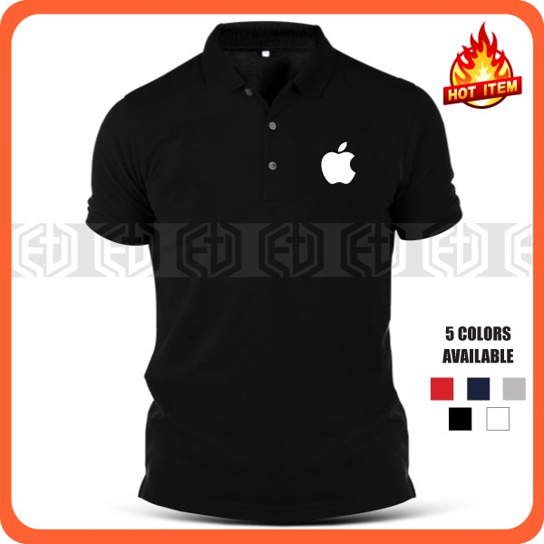 Apple / Mobile Phone / Computer / Company Corporate / Embroidery / Event / Function / Baju Polo T Shirt T-Shirt Shirts