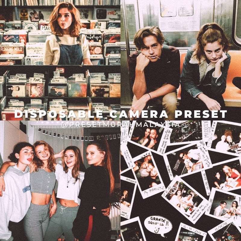 [ LR ] Disposable Camera Lightroom Mobile & Desktop Presets Filter