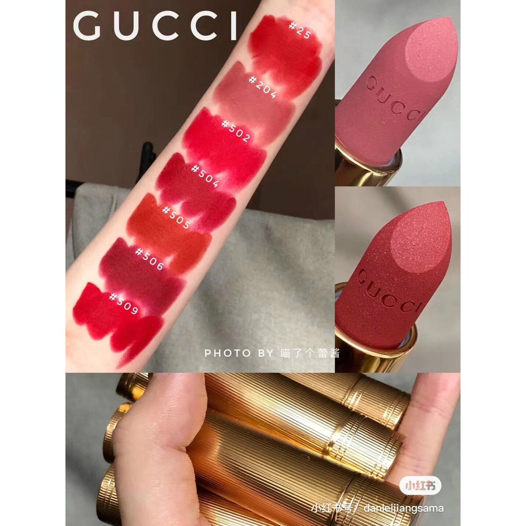 gucci lipstick 505