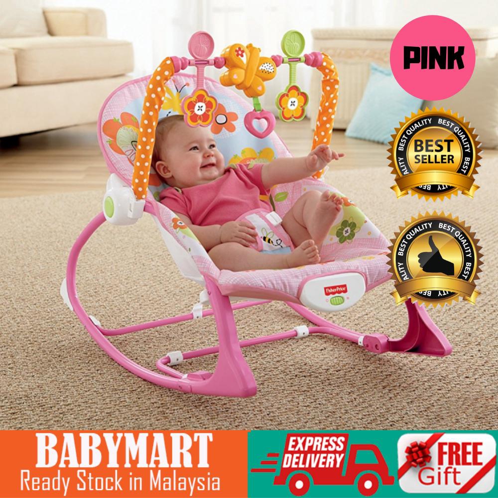 fisher price pink rocker chair