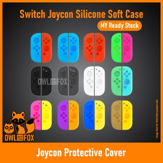 [🇲🇾Ready Stock] Nintendo Switch Joycon Joy Con Silicone Soft Cover Protective Case Cover Nonslip Gaming Grip 1pcs