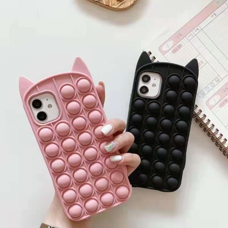 Buy Relive Stress Pop Fidget Toys Pinch Whiskers Silicone Case Iphone 12 12pro 12mini 12promax 11 Pro Max X Xs Max Xr 6 6s 7 8 Plus Soft Cover Seetracker Malaysia