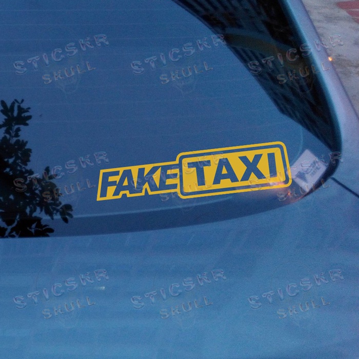 Jdm Fake Taxi Decal Car Sticker Kereta Stiker Bike Sticker | Shopee ...