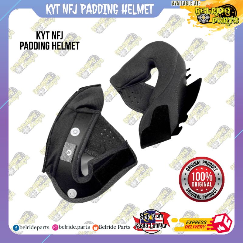 Kyt Nfj Padding Helmet Sakura Espargaro Misano Petronas Xavi Fores Original Shopee Malaysia