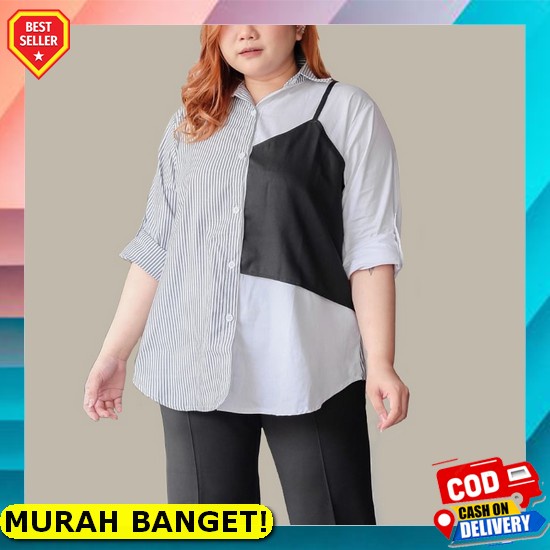 KEMEJA Fashion Outfit Shirt Top College Street Muslim Girls Wanita Blouse Set Hijab Invitation Trendy Teenagers Korean Style Long Sleeve Latest / CurrentWanita Muslim Blouse Set Muslimah Work Office Arena - Long Sleeve Shirt J