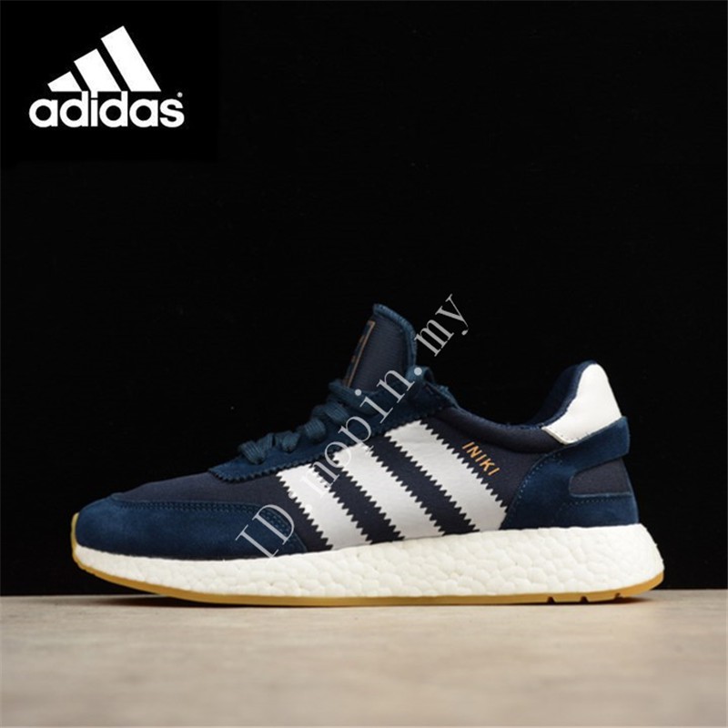 Original Adidas Iniki Runner boost Blue/White Unisex Casual Sports Running  Shoes | Shopee Malaysia