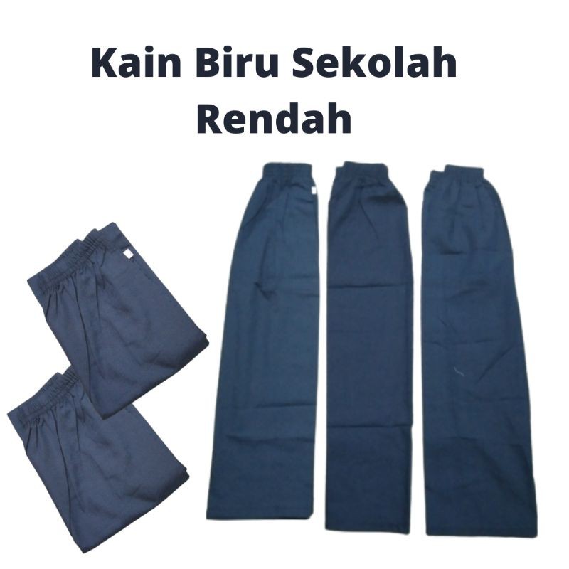 Ready Stock Kain Biru Gelap Sekolah Rendah Shopee Malaysia