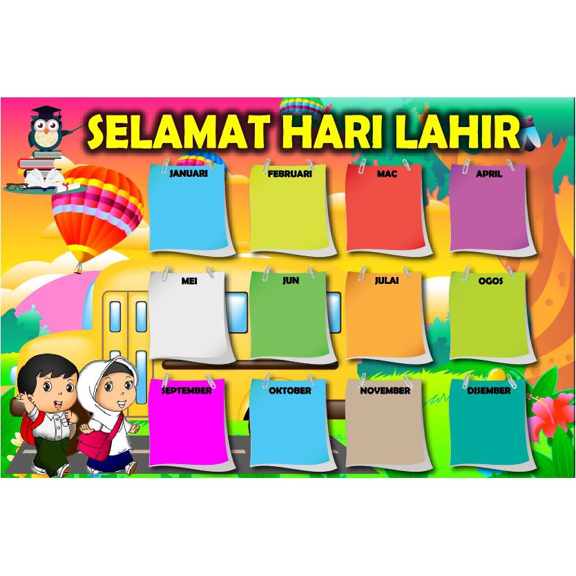 Carta Kelas Ceria Carta Tugasan Murid Jadual Kelas Organisasi Ganjaran Kehadiran Parking Lot Shopee Malaysia