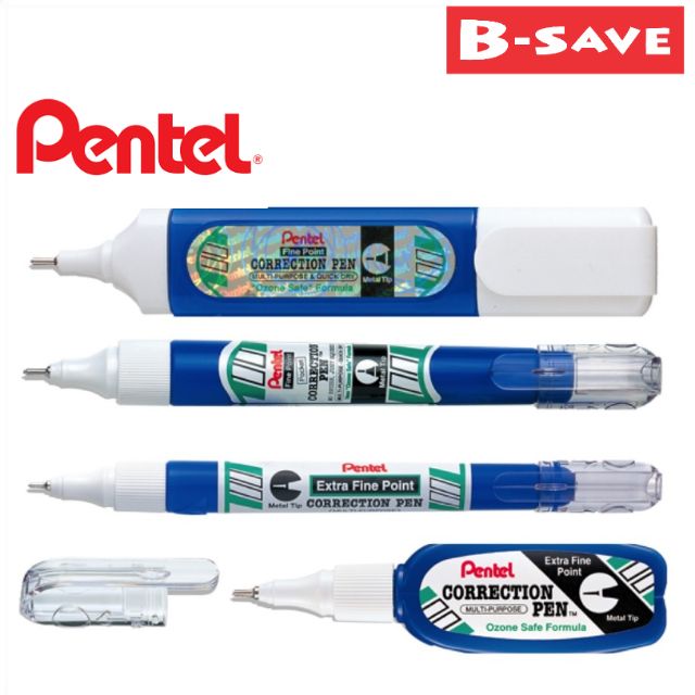 Misverstand kan niet zien Scenario Buy Pentel ZL72-W Extra Fine Point Tip Correction Pen Fluid