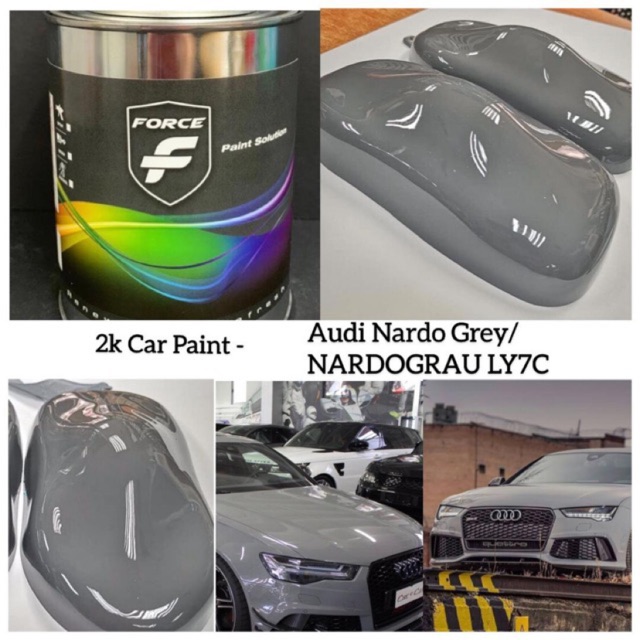 FORCE AUDI NARDO GREY LY7C 2K CAR PAINT | Shopee Malaysia