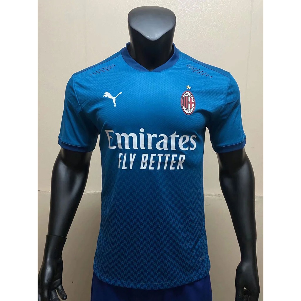 Player Issue Ac Milan 20 21 3rd Third Away Football Jersey Jersi New Shopee Malaysia