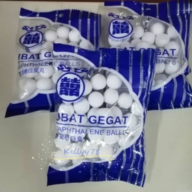 [READY STOCK] 180G± MOTH BALLS NAPHTHALENE BALLS UBAT 