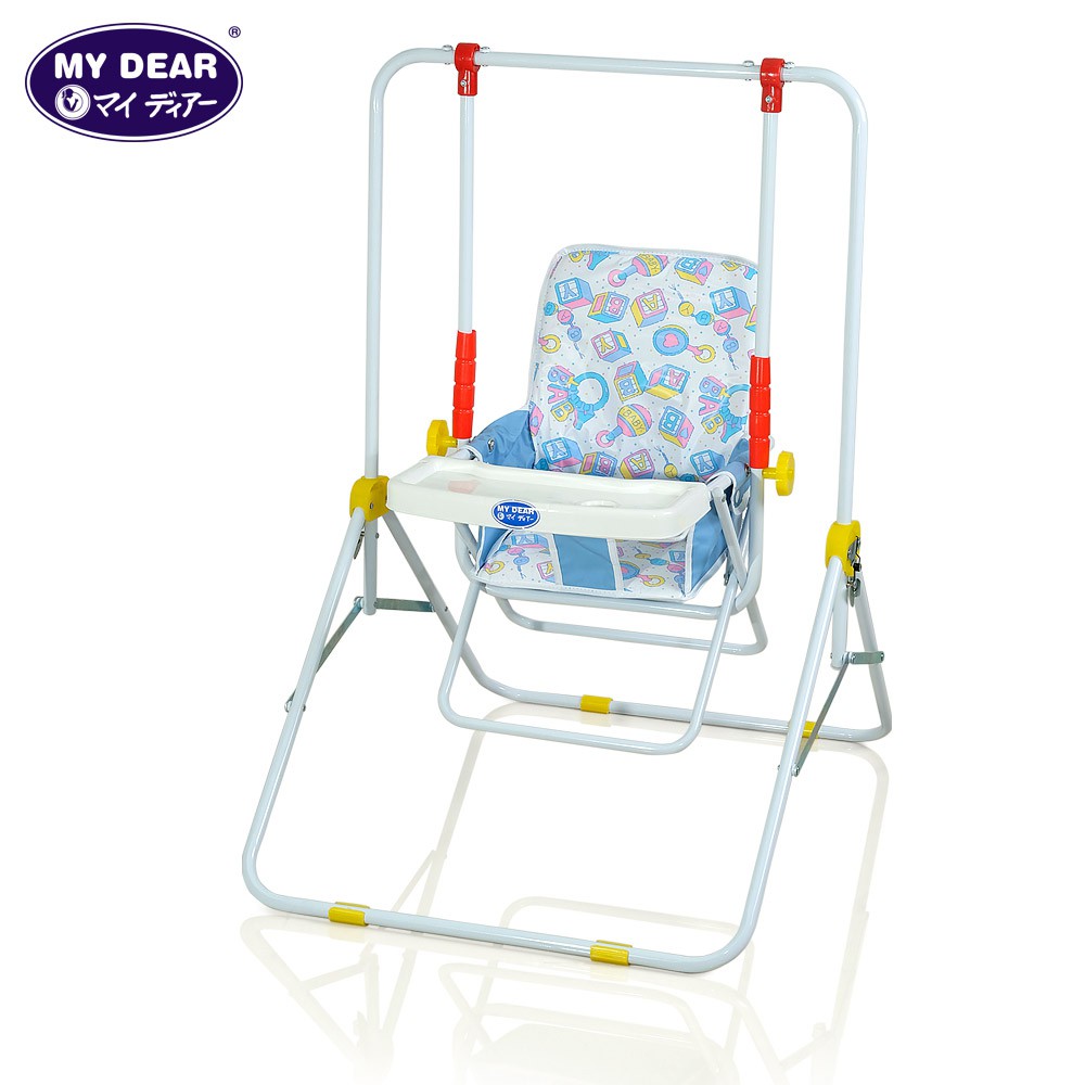 baby swing with tray