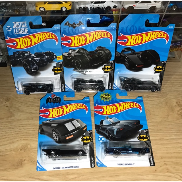 hot wheels batman set of 5