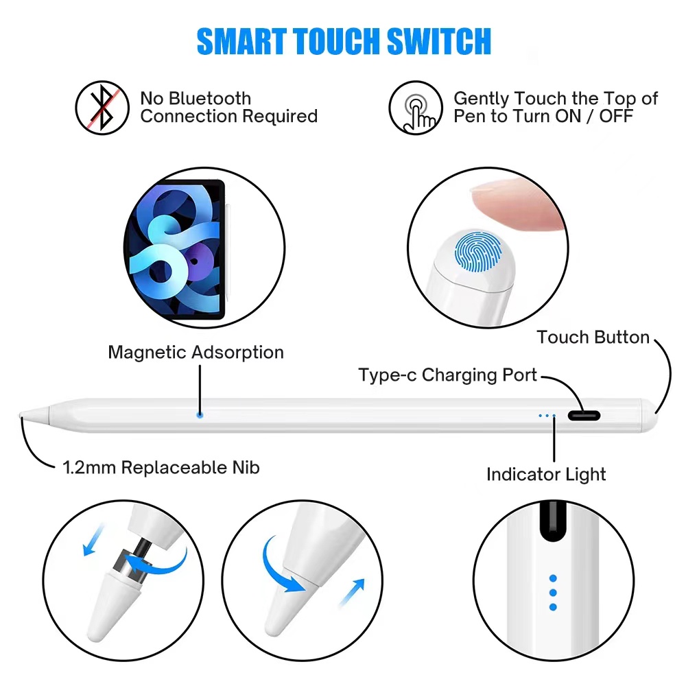 Quality Purpose MTWO Universal Active Stylus Pen Touch Screen Drawing Tablet Mobile Smart Capacitive Digital Pencil A... - Image 3