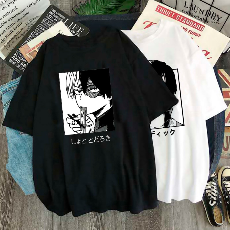 My Hero Academia Bakugou Graphic T Shirt Men Todoroki Boku No Hero Academia T Shirt 90s Anime Himiko Toga Tshirt Tops Tees Male Shopee Malaysia