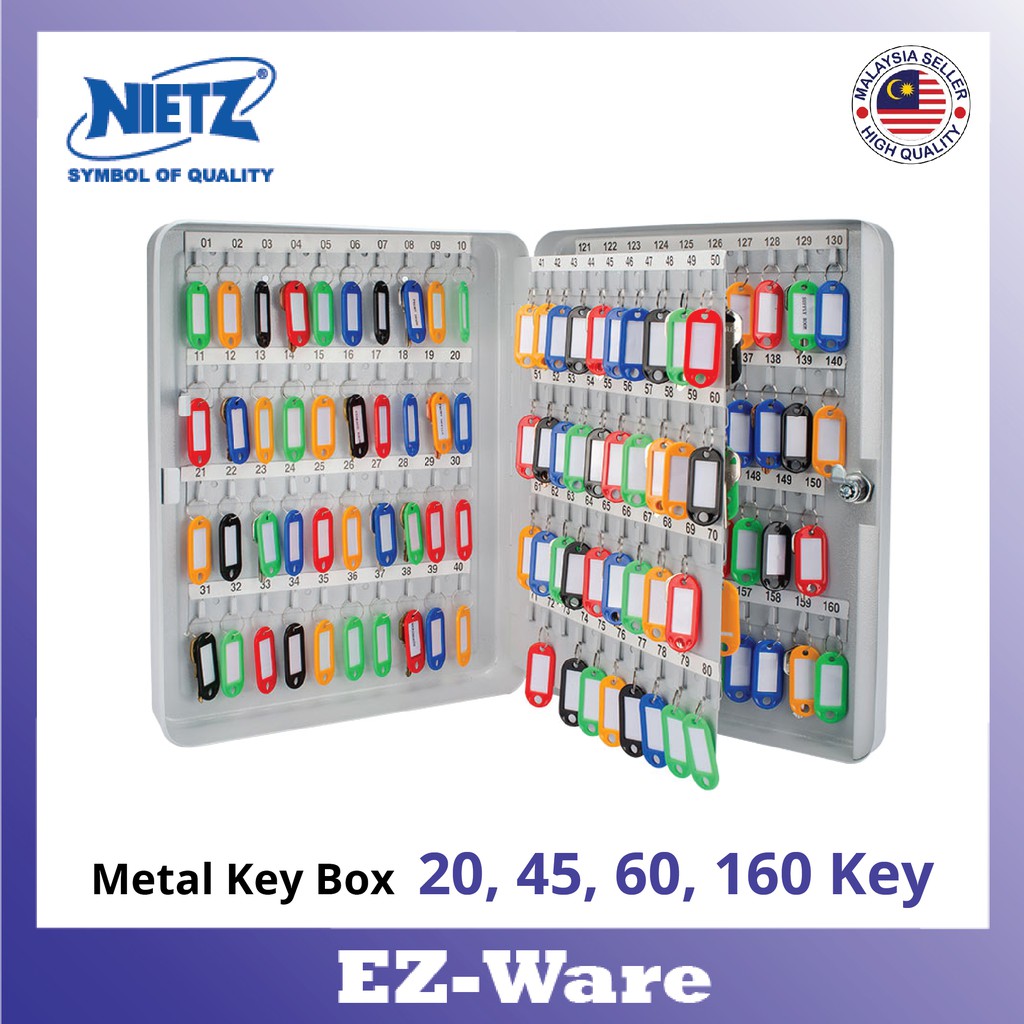 Nietz Metal Key Box (20, 45, 60, 160 Key) Shopee Malaysia