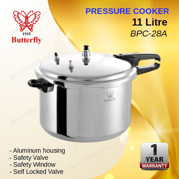 Butterfly BPC28A Pressure Cooker 11L / Dapur Tekanan