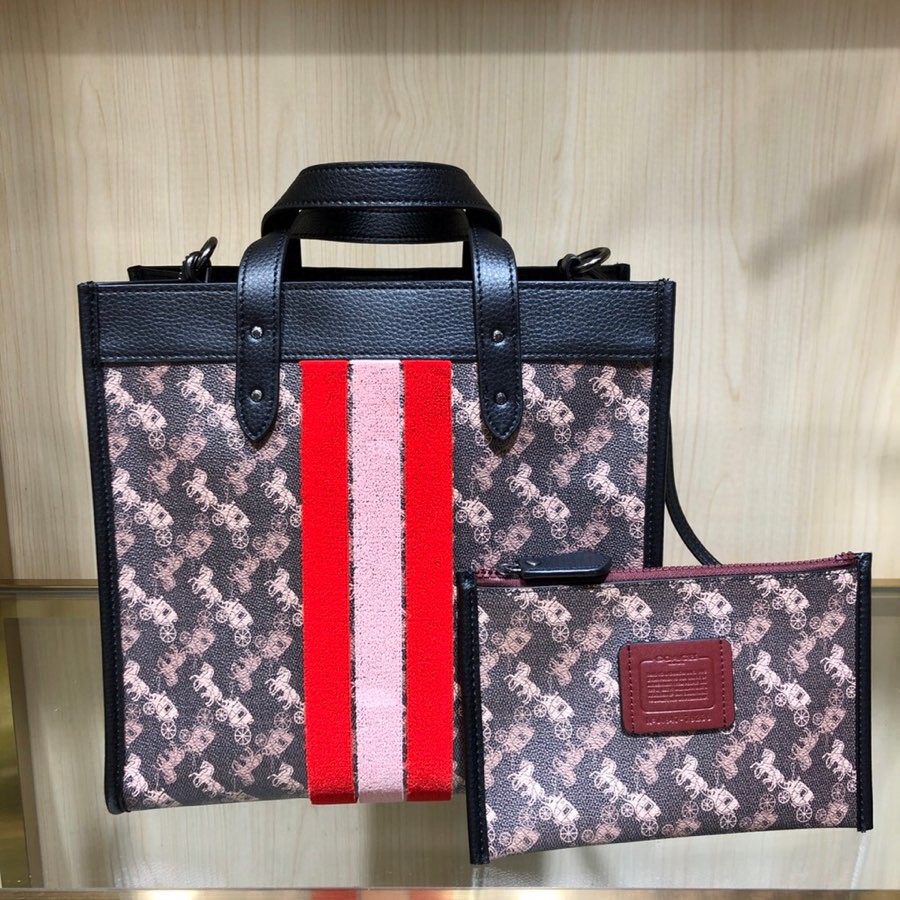 coach flower tote bag