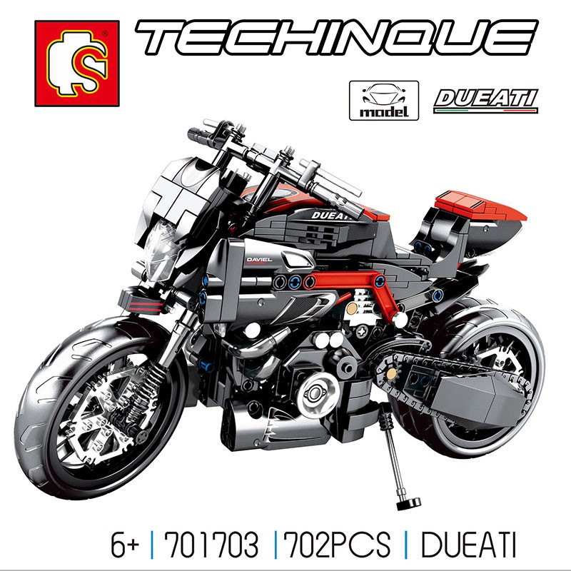 782pcs Motorcycle Bike Harley Technic MOC Building Block Brick Model Toy for sale online 