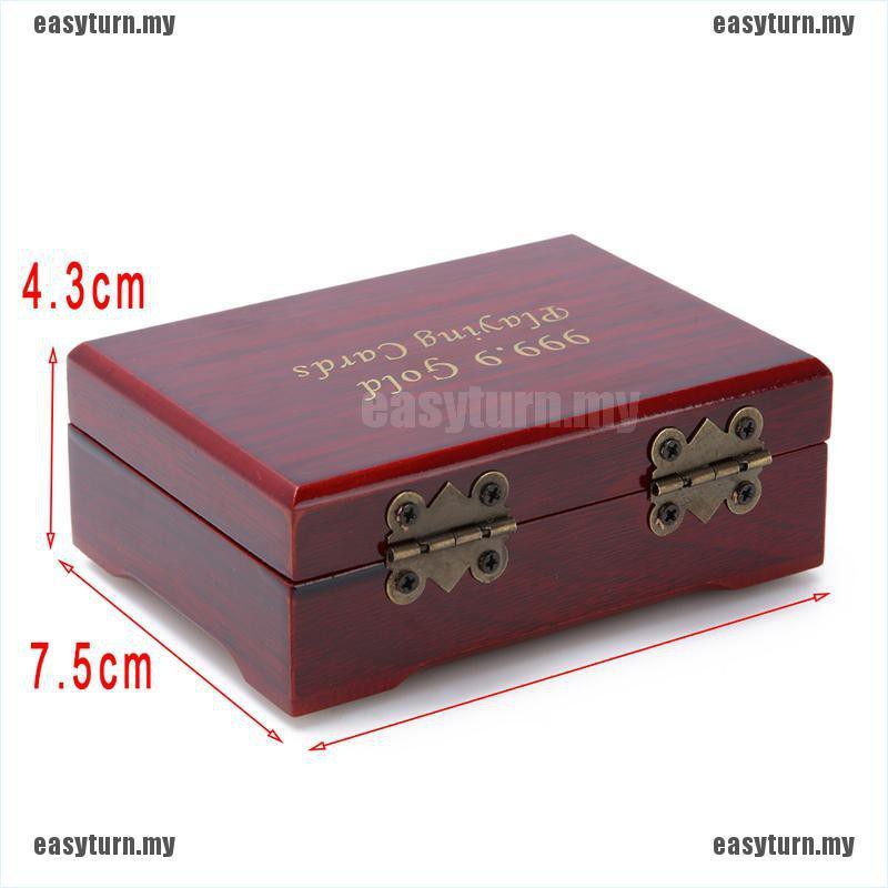 Purpose Multi EASY 1pc Playing Card Holders Poker Wooden Box Commemorative Coins MY Quality Reliable - Image 2
