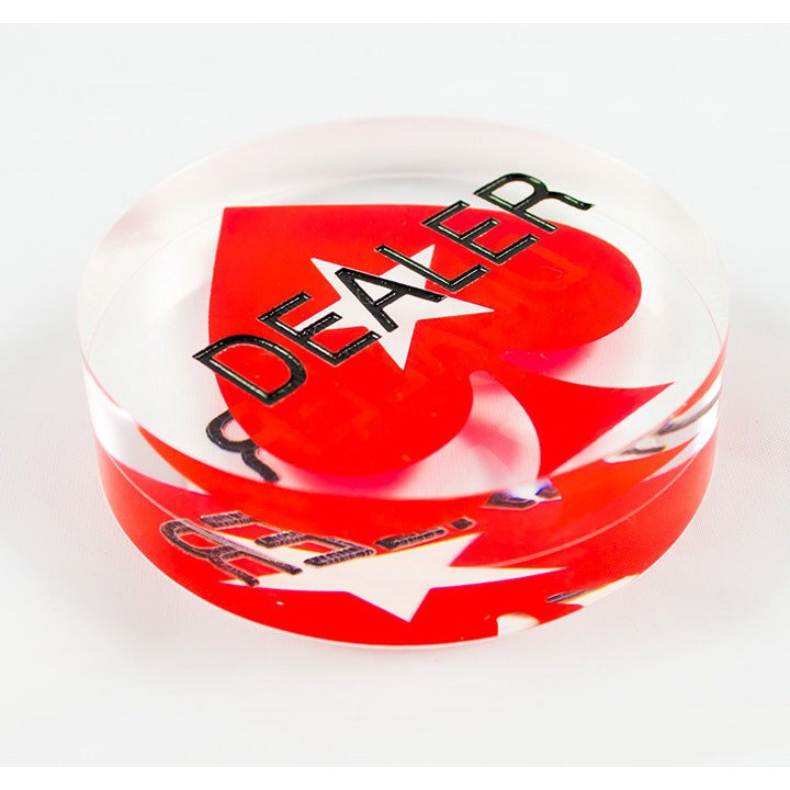 Dealer Zhuang Code (Red Peach) Presser button Texas Poker Use