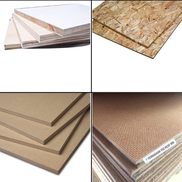 [READY STOCK] 300x600mm(1ft x 2ft) Melamine Plywood/Lightwood