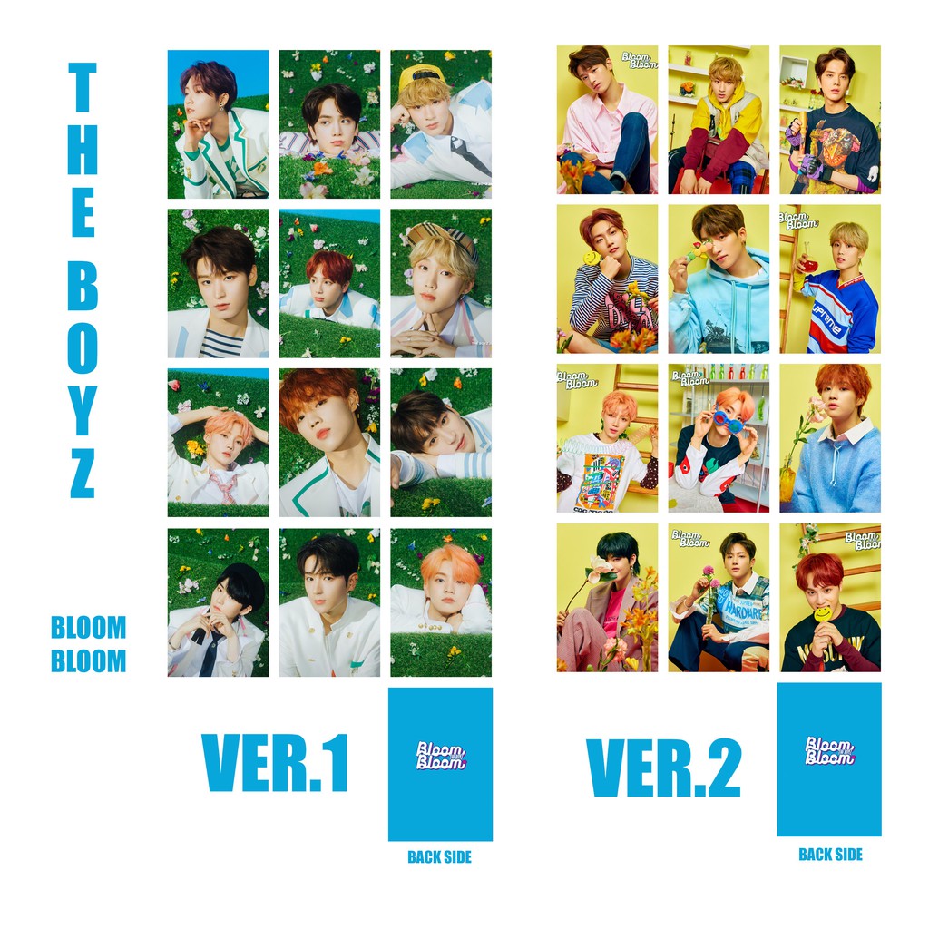 The Boyz Blouse Bloom Kpop Photocard Shopee Malaysia