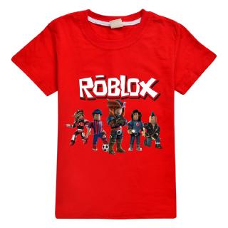 Summer Boy Roblox Clothes Baby Girl Short Sleeve Cartoon Tees Tops Kids T Shirt Shopee Malaysia - supa dupa roblox