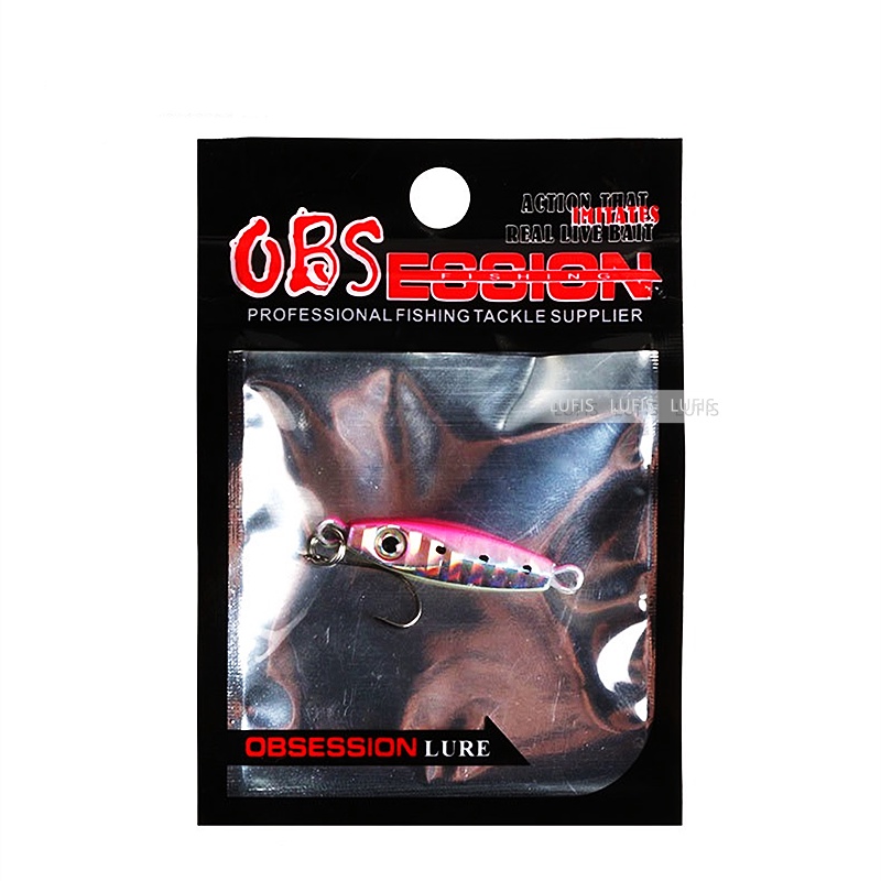 Durable Reliable 1Pcs 3.0g/6.0g Jig Mini Fishing Lure bait+fish hook/light clamp/fast clamp/slow clamp/laser body clamp - Image 2