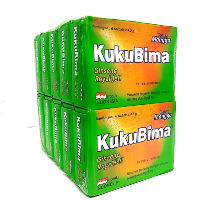 Kukubima Mangga 10 kotak (boxes) Mango Kuku bima Ener-G1 royal jelly ginseng